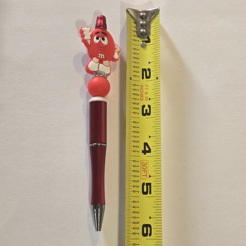 🍒🍒 Colorful M&M Character Pen - Picture 11 of 11
